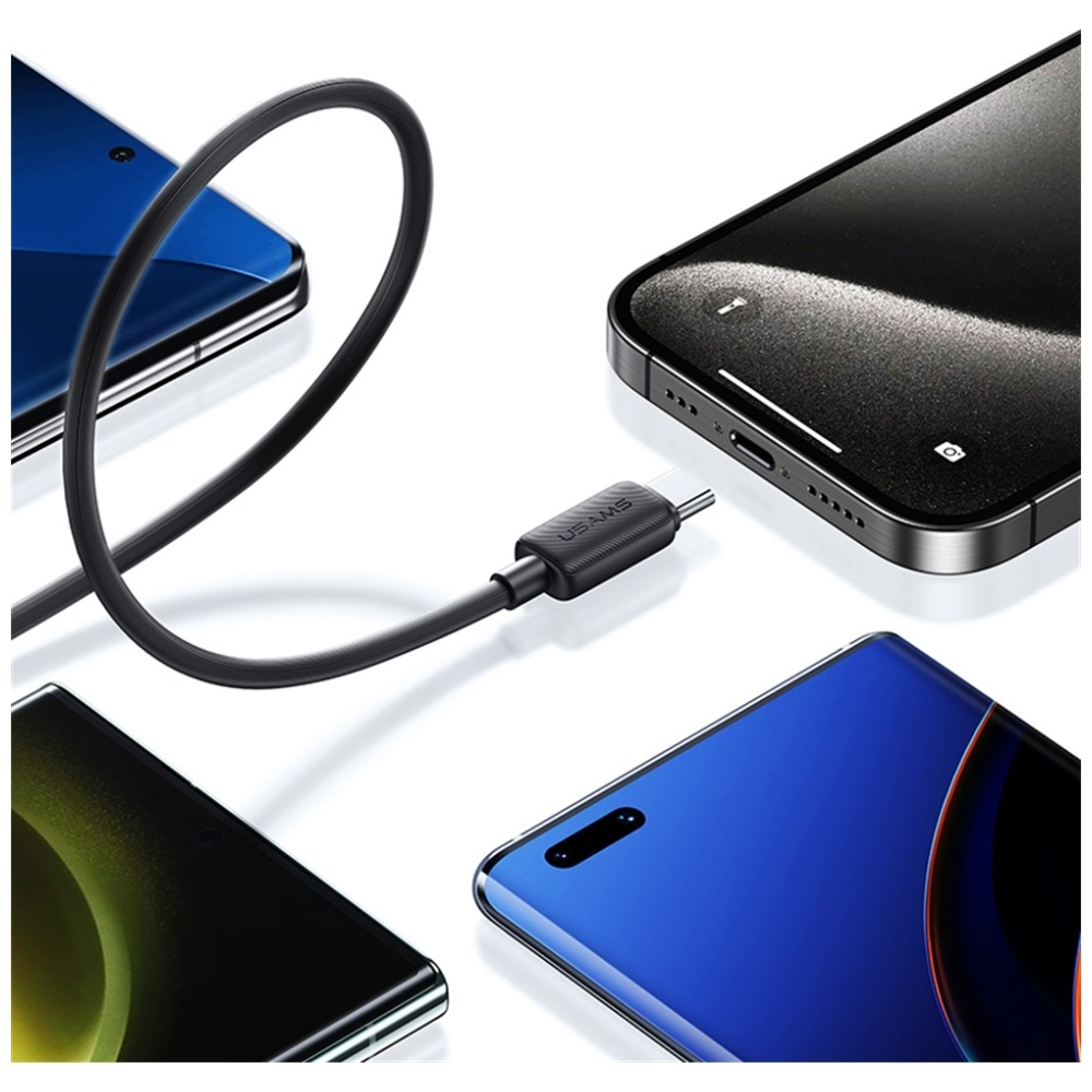 (1m) 60W USB C auf USB C Ladekabel Datenkabel Fast Charge (USA001598) - Weiss