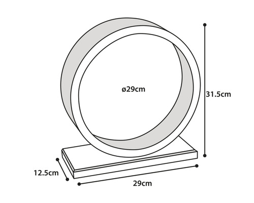 Bogie Wheel loopfiets 29 cm