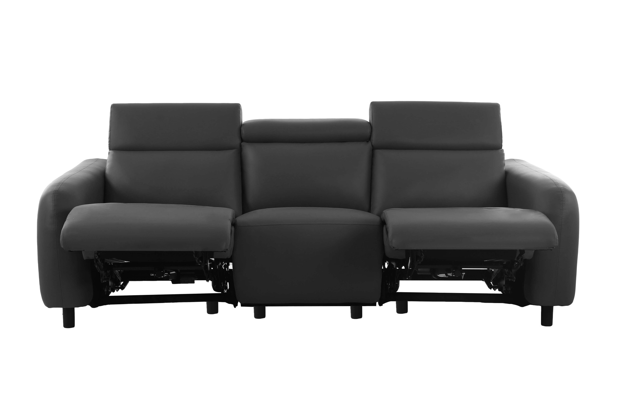 Home affaire 3-Sitzer »SKAANE Lederoptik, 229 cm, manuelle-u. elektrische Relaxfunktion« Relax-Funktion in 2 Sitzen, Kopfteilverstellung, Federkernpolsterung