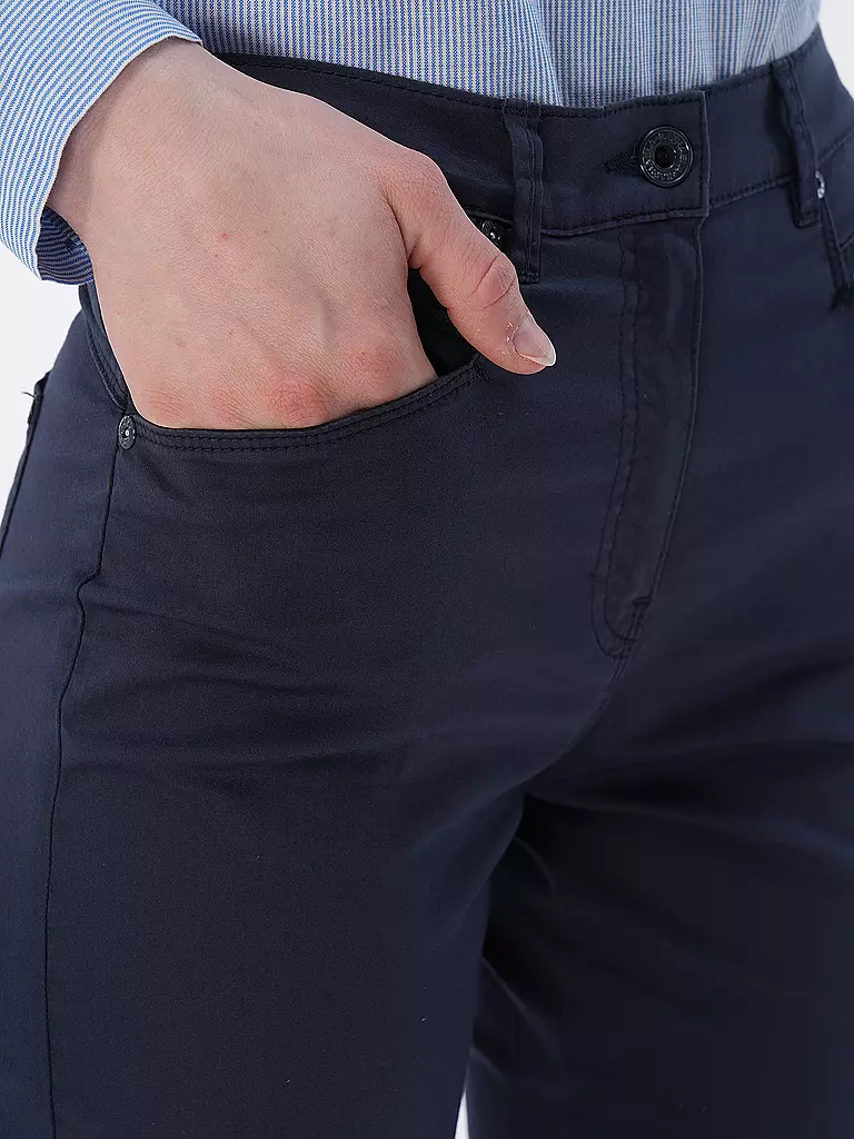 RAPHAELA BY BRAX Hose Super Slim LUCA 6/8 dunkelblau