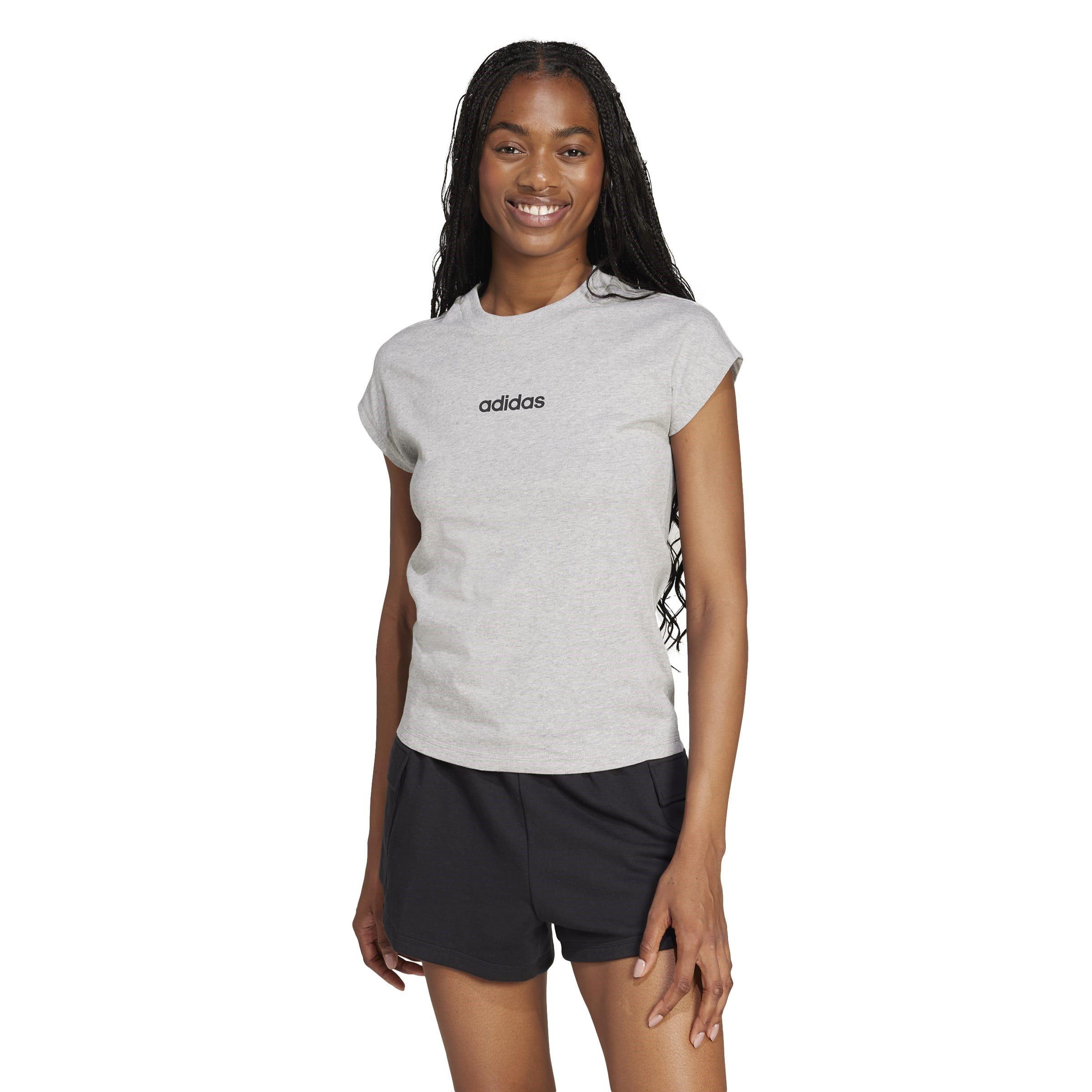 adidas Essentials Linear Cotton T-Shirt Womens
