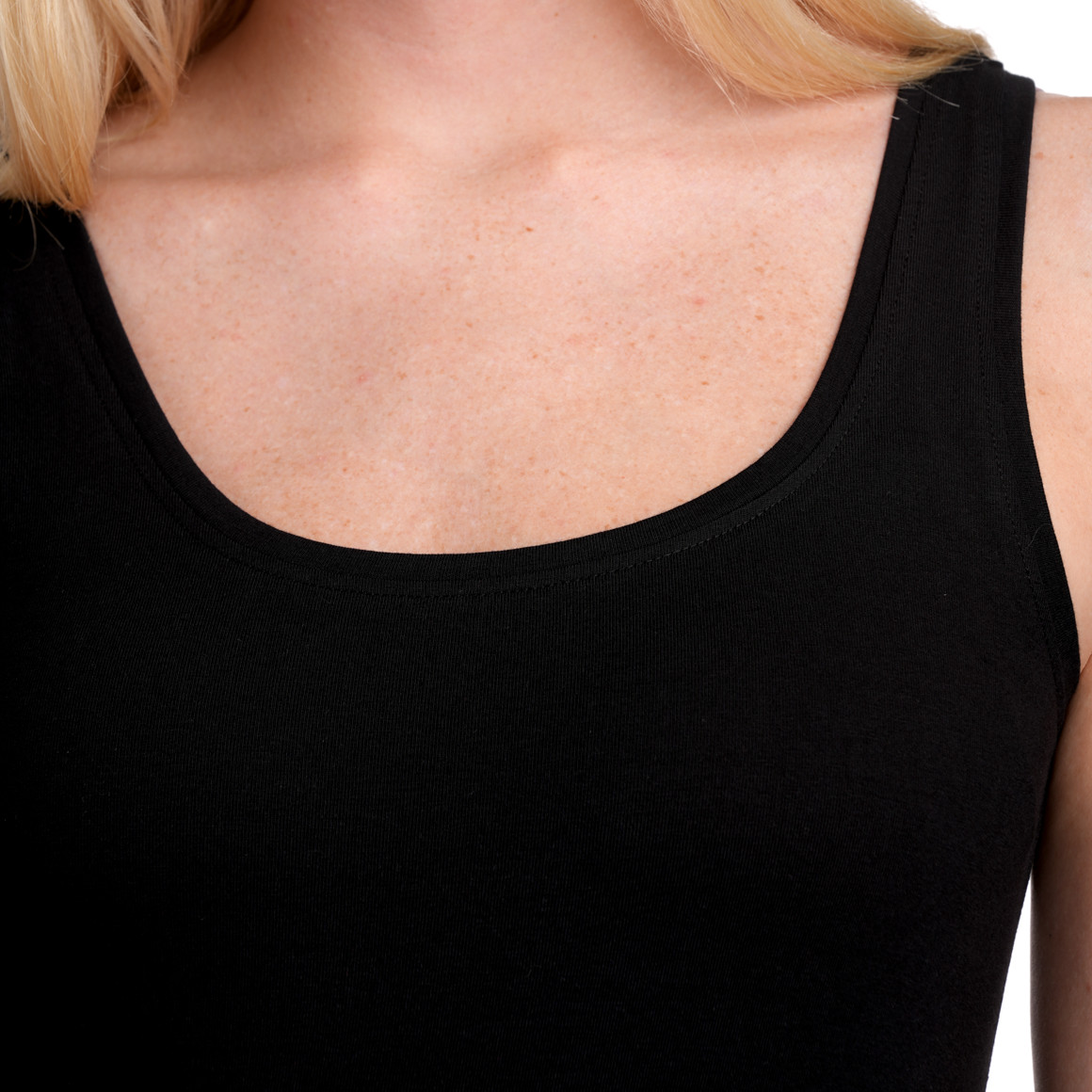 Gina Benotti Damen Top im Basic-Look schwarz