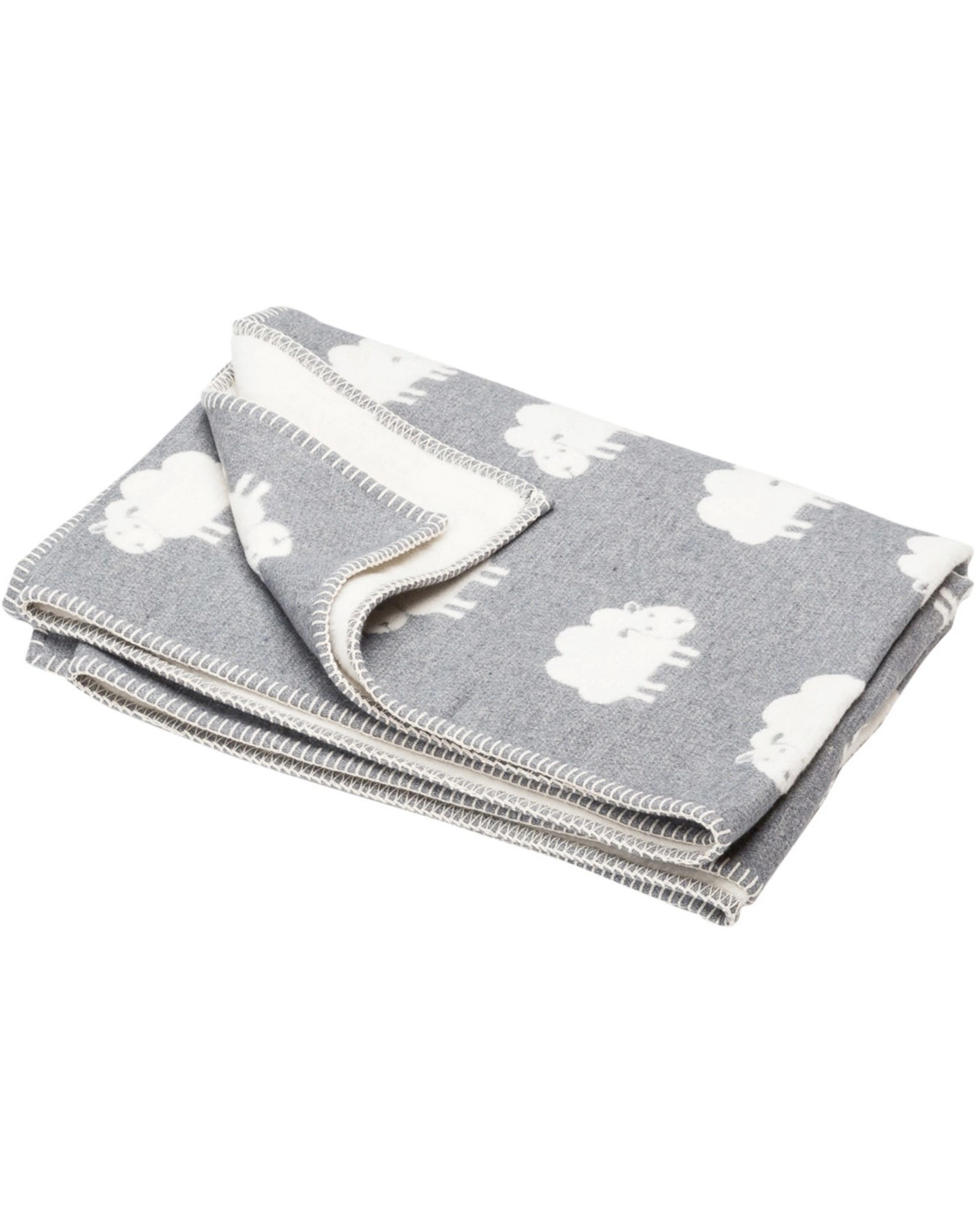 Kuscheldecke DECO - SCHAFE (130x200) in grau