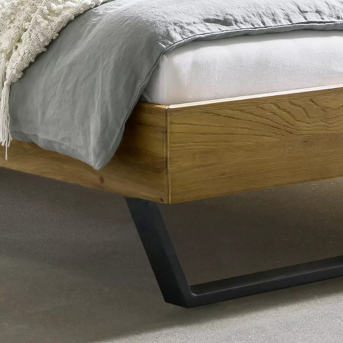 Hasena Bett Asti 180 x 200 Braun