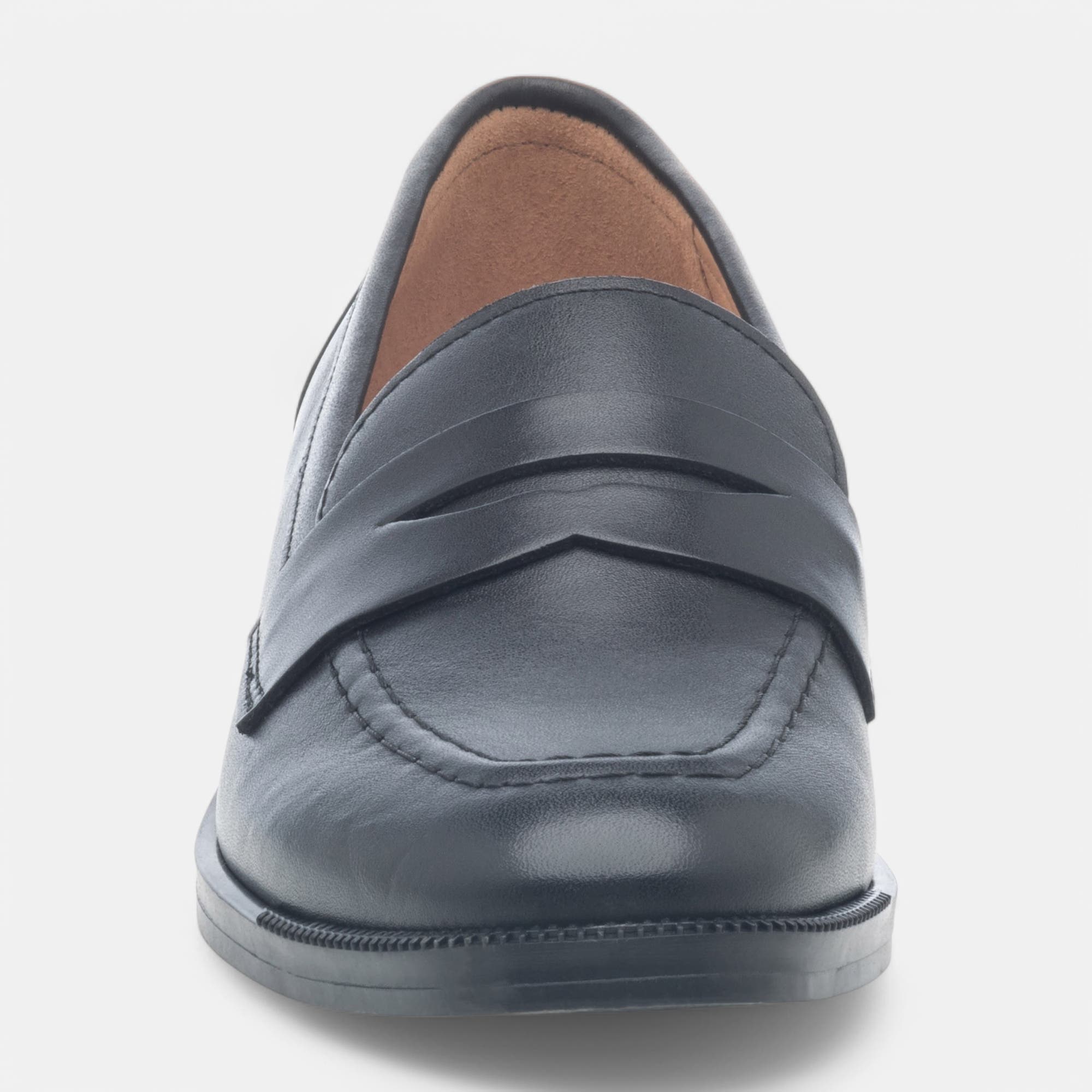 Mocassins Femme en cuir noir