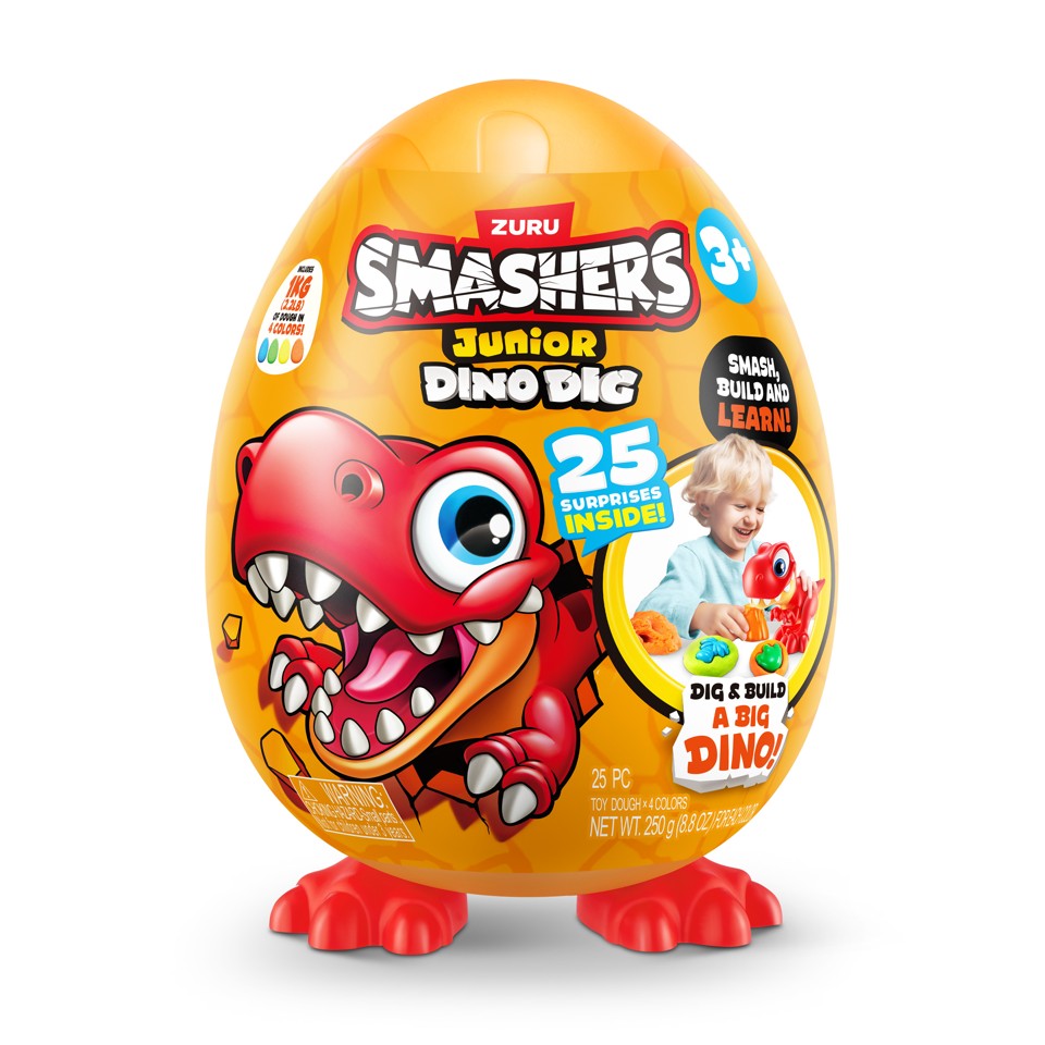 Smashers - Junior Dino Dig, Large Egg S1 Assorteret (74115)