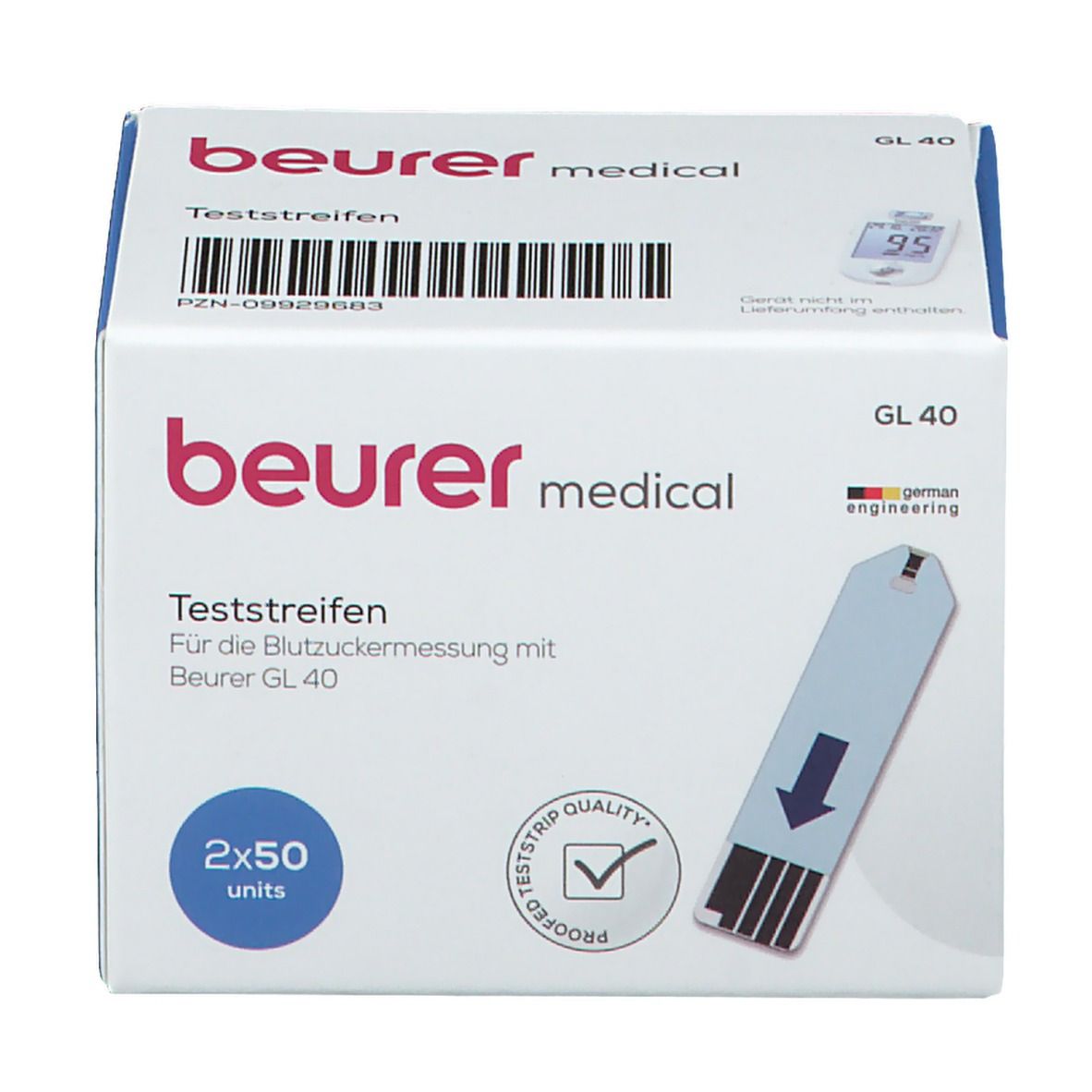 beurer Blutzucker-Teststreifen GL40