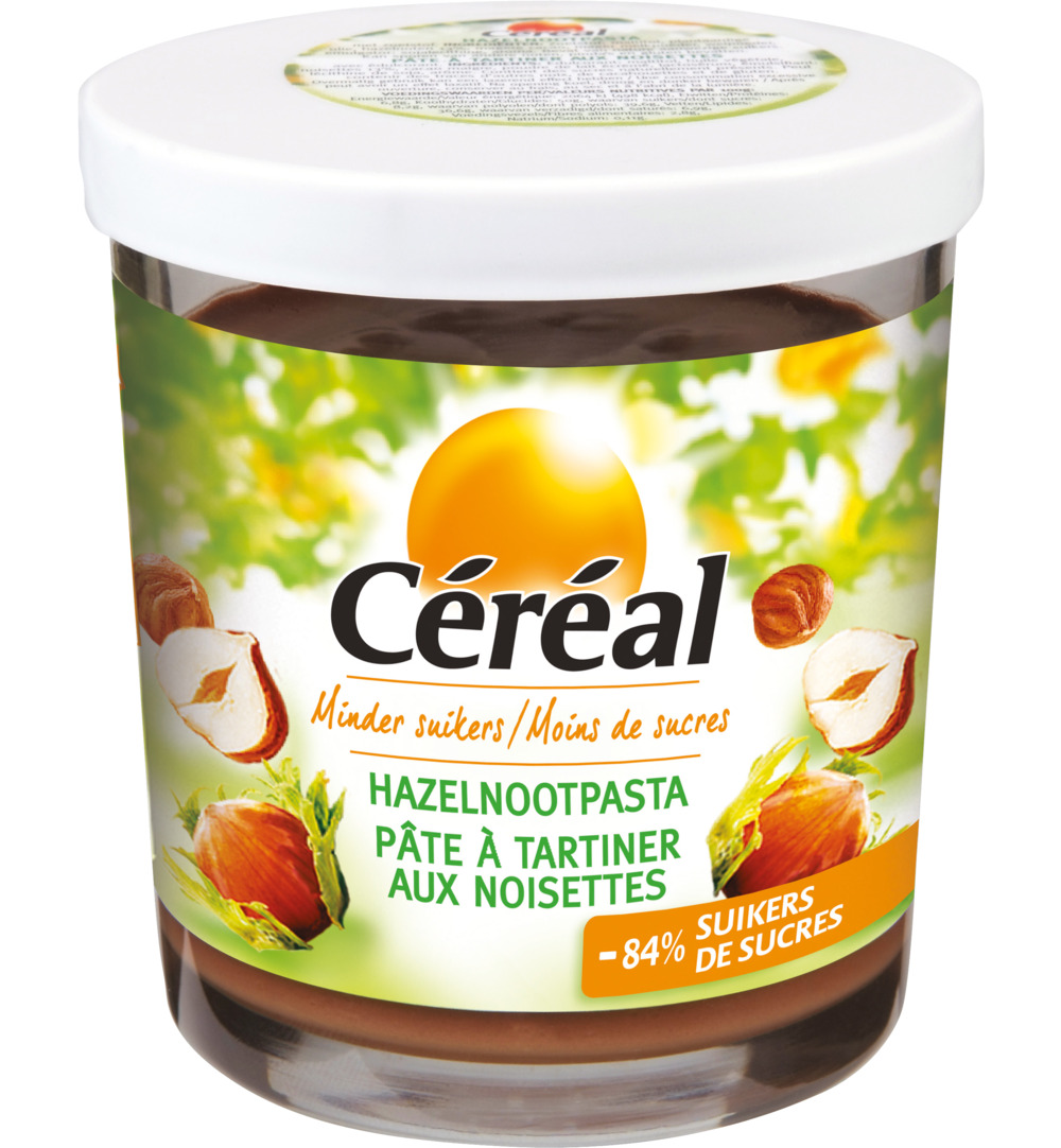 Céréal Hazelnootpasta suikervrij (200 gr)