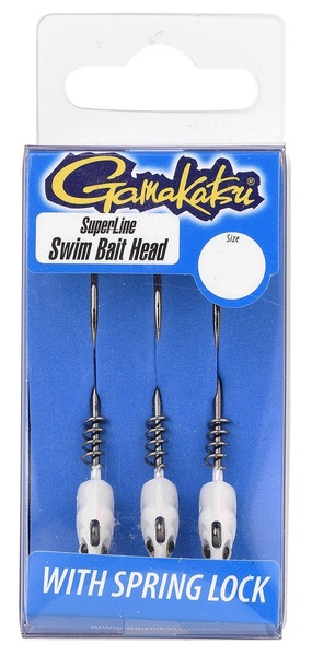 Tête plombée Gamakatsu Swimbait Head PW (3 pièces)