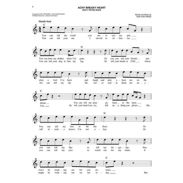 Hal Leonard The Easy Country Fake Book
