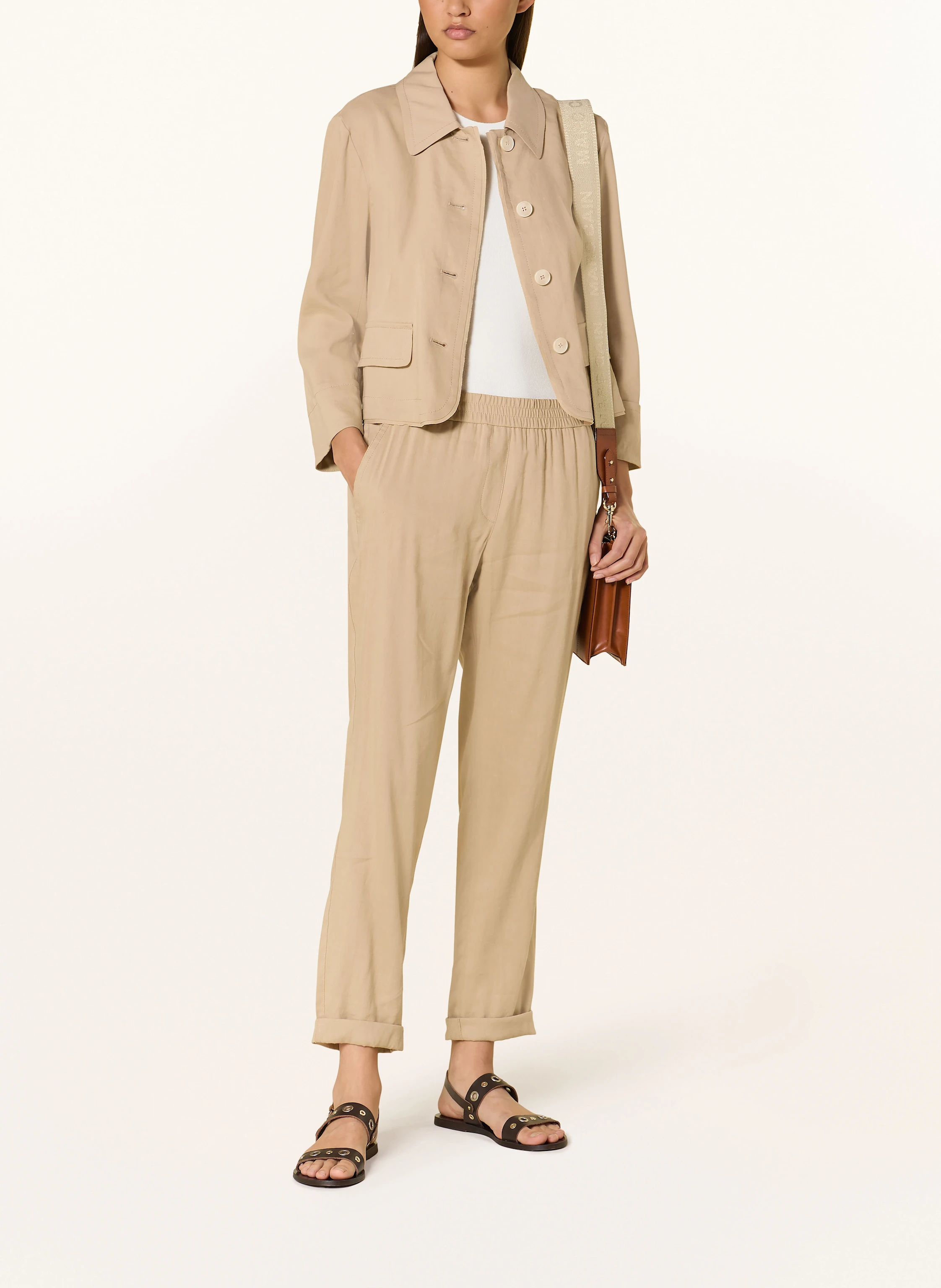 MARC CAIN Hose RHODOS mit Leinen