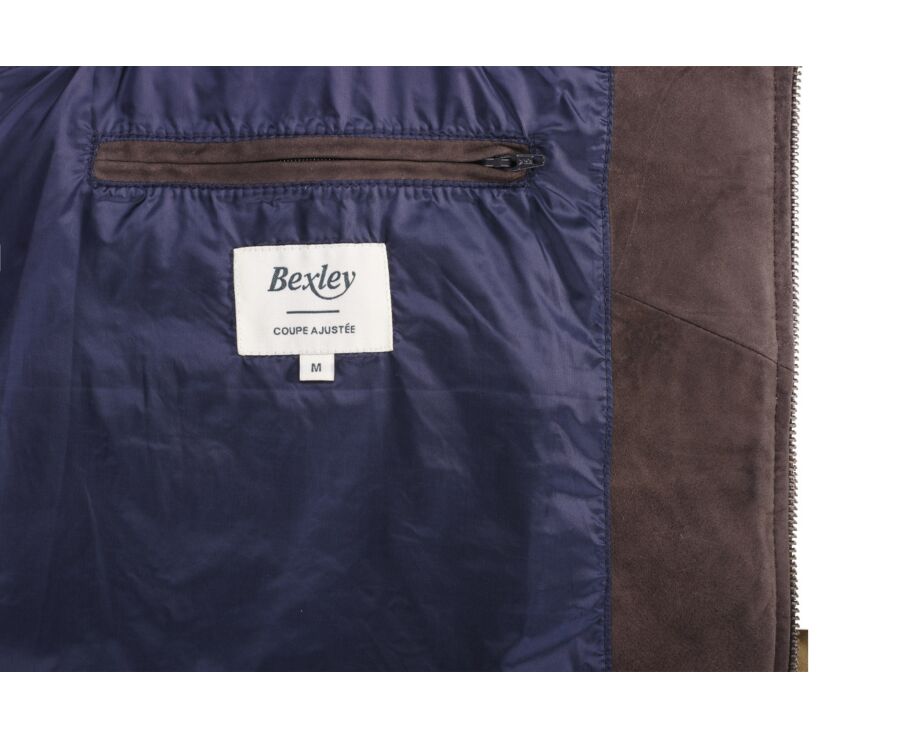 Blouson en cuir sans manches Brun homme - NIKLAS