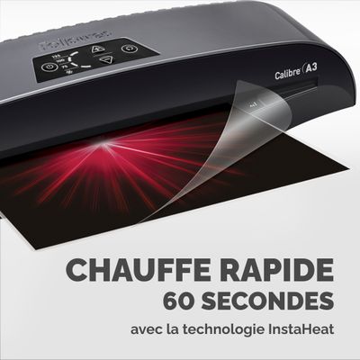 Fellowes Calibre A3 - Plastifieuse A3 - 125 microns