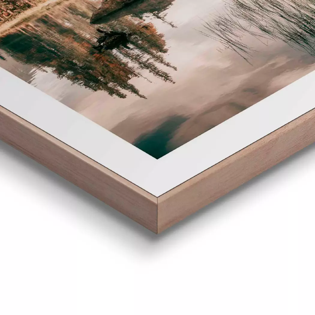 Wandbild 30 x 40 cm Bergsee