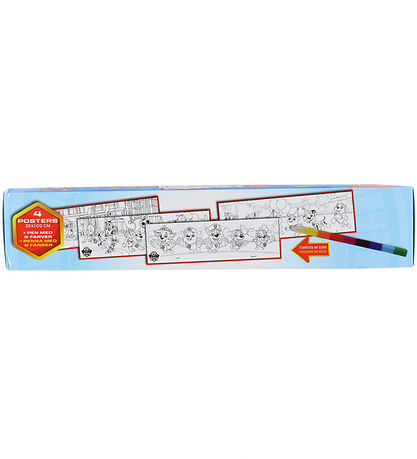 Alvilda Plakater - Paw Patrol Boks m. 4 K?mpe Plakater