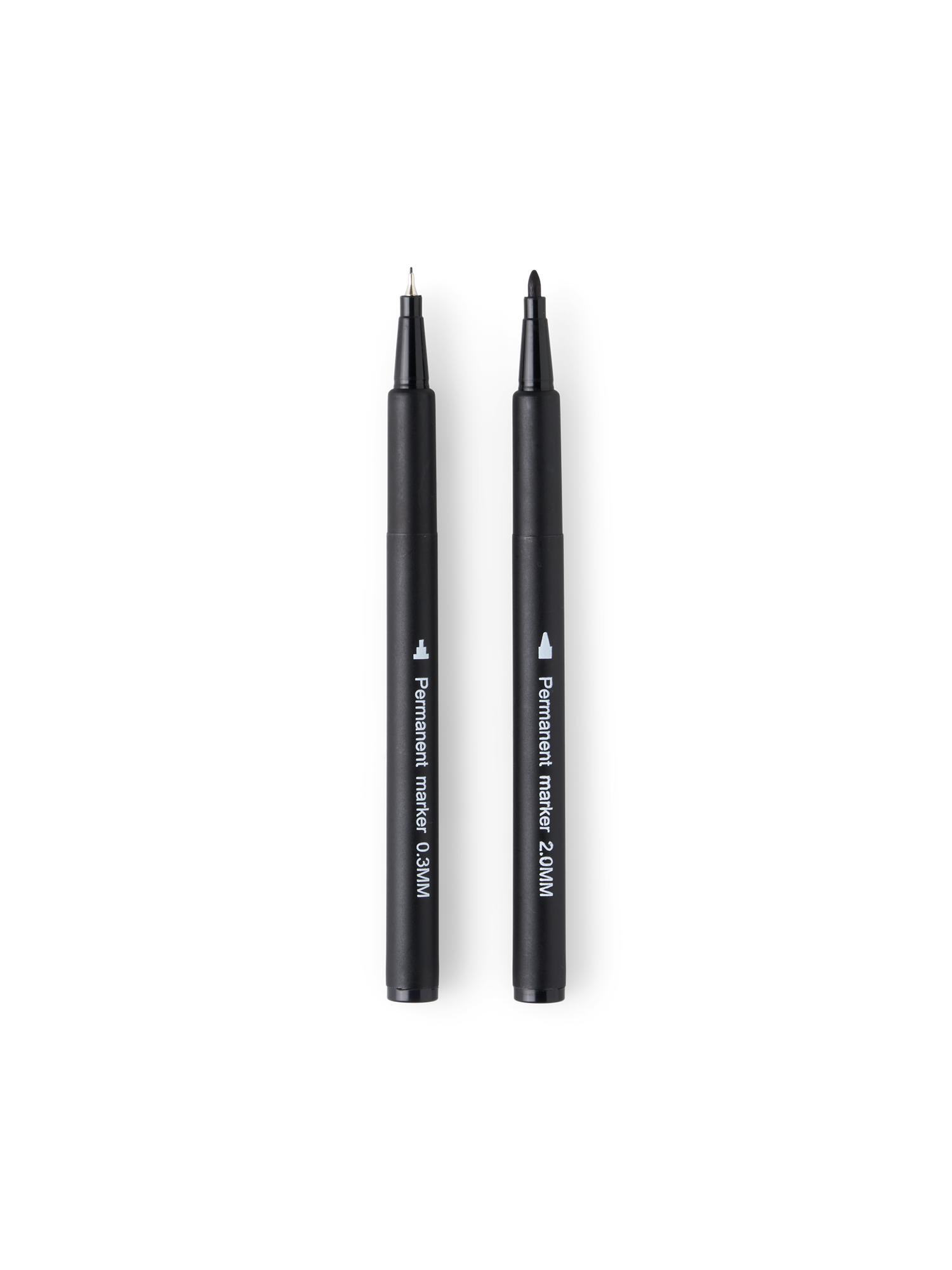 Sprittusch | 2 stk. 0,3 mm/2,0 mm. | Black