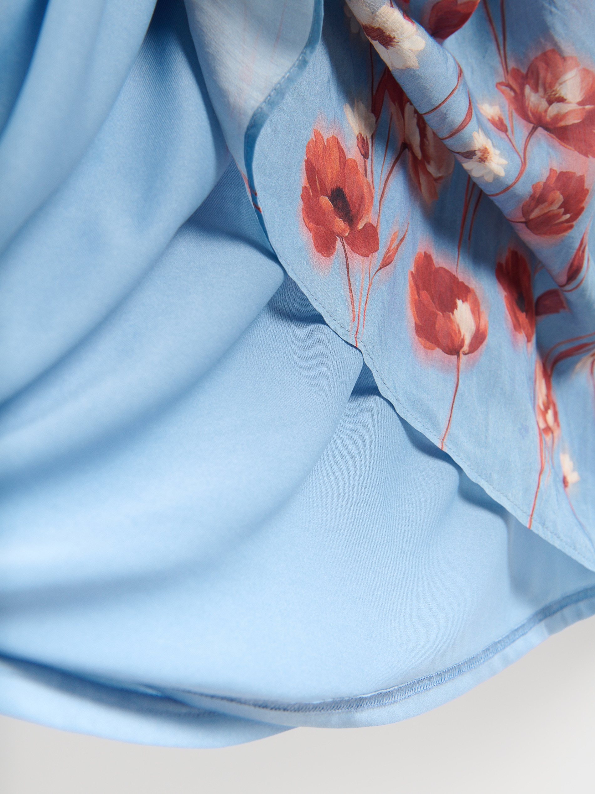 Midikleid mit Blumenmuster