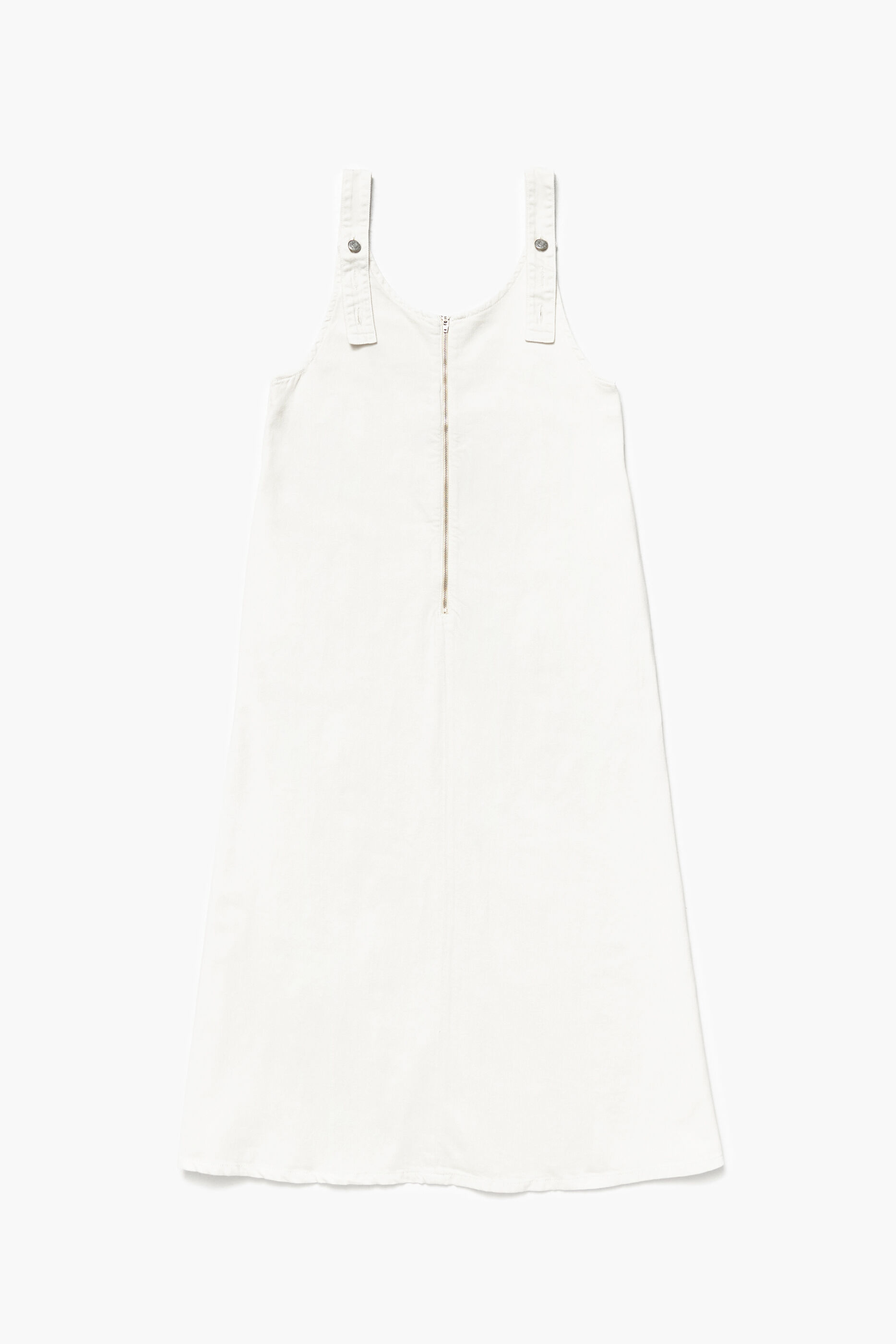 Vestido curto jeans off-white