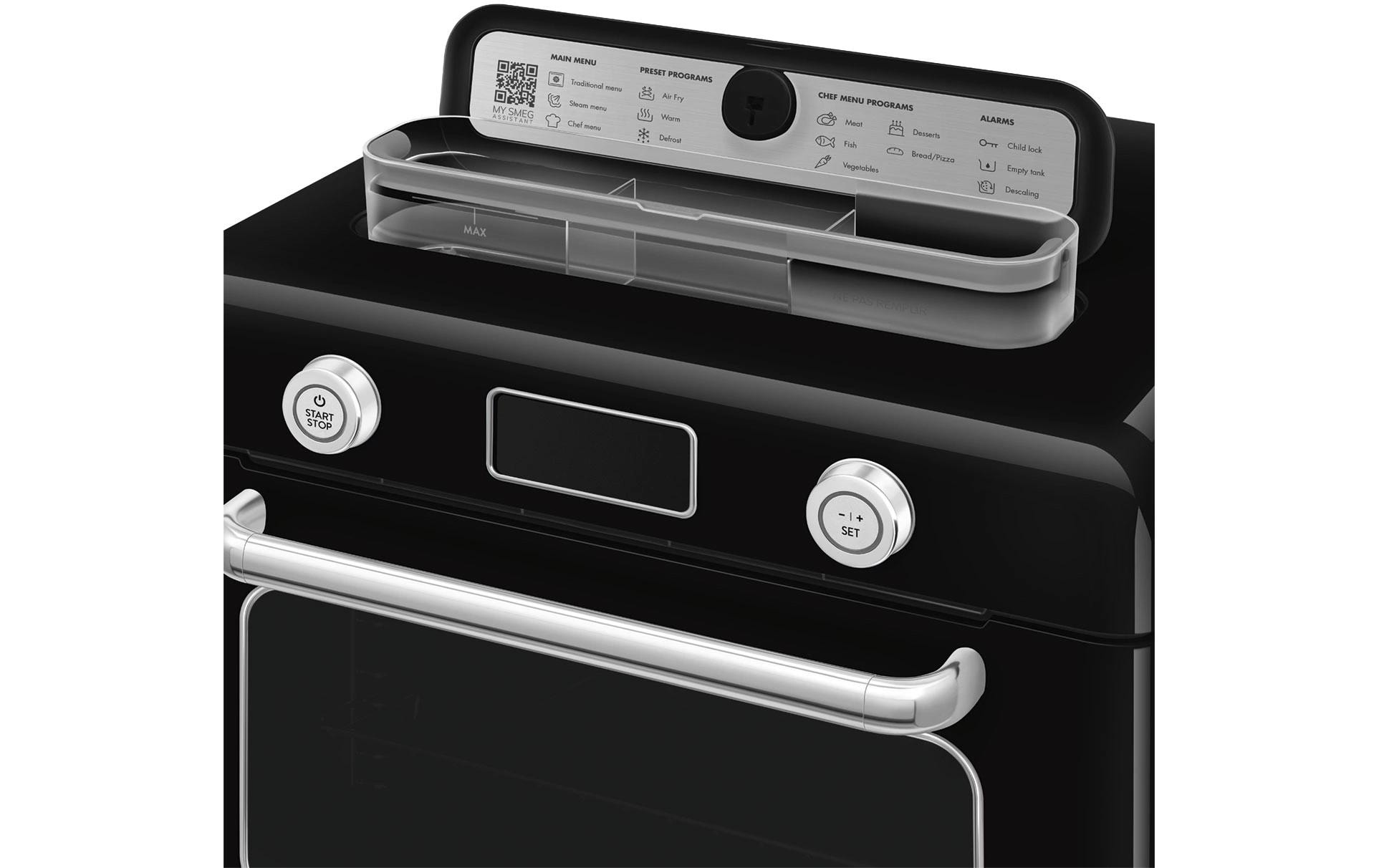 Dampfbackofen COF01 WhEU Schwarz<br>Kombi-Tisch-Backofen