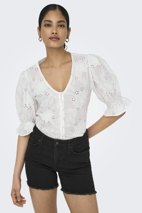Only witte dames blouse