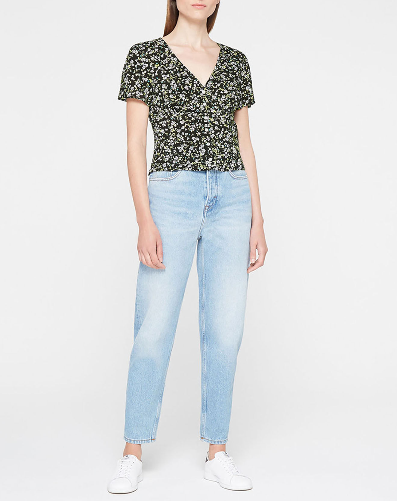 Tommy Jeans Top Célia à fleurs multicolore