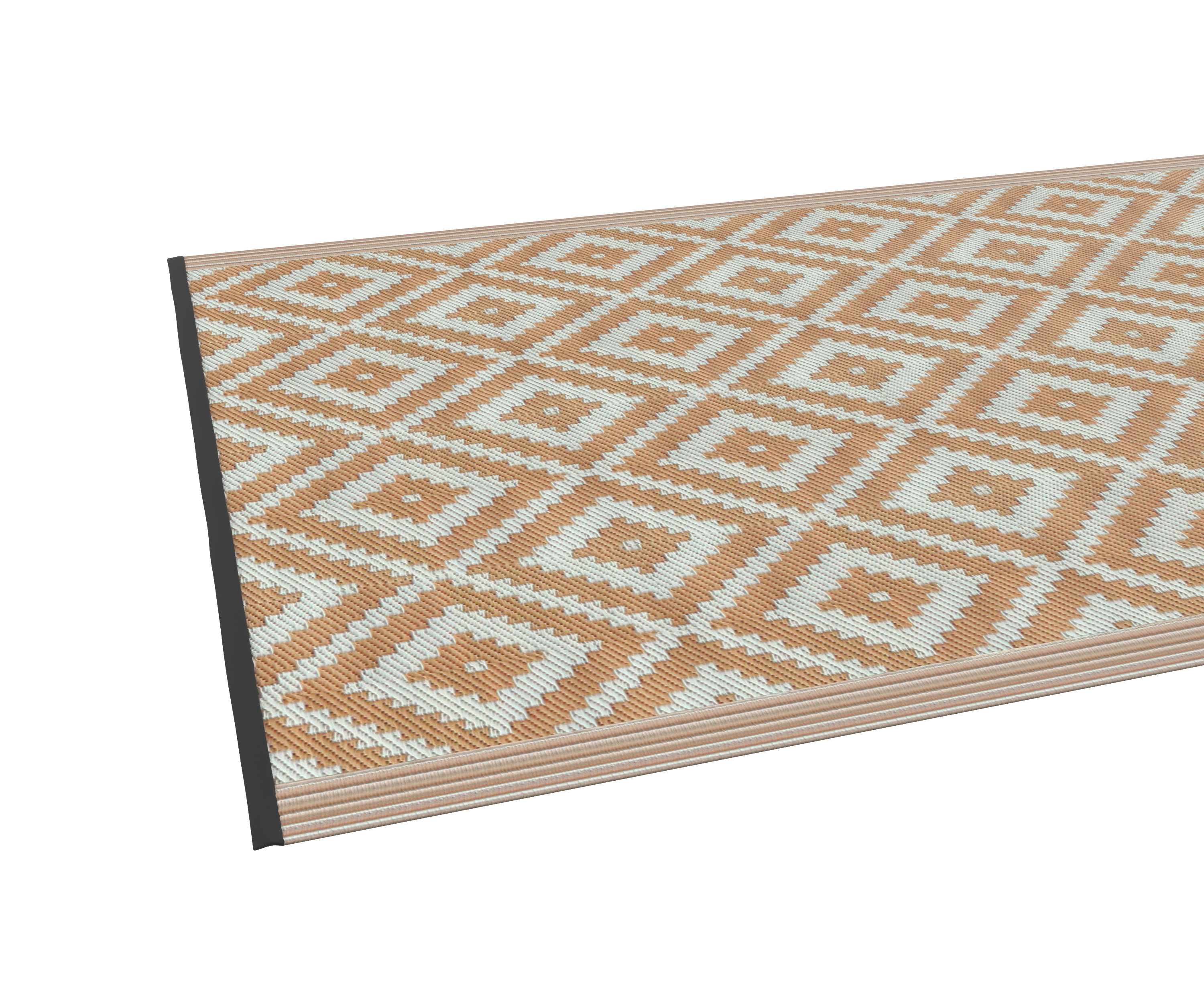 Outdoor Teppich KALUA 240 x 150 cm beige/weiss