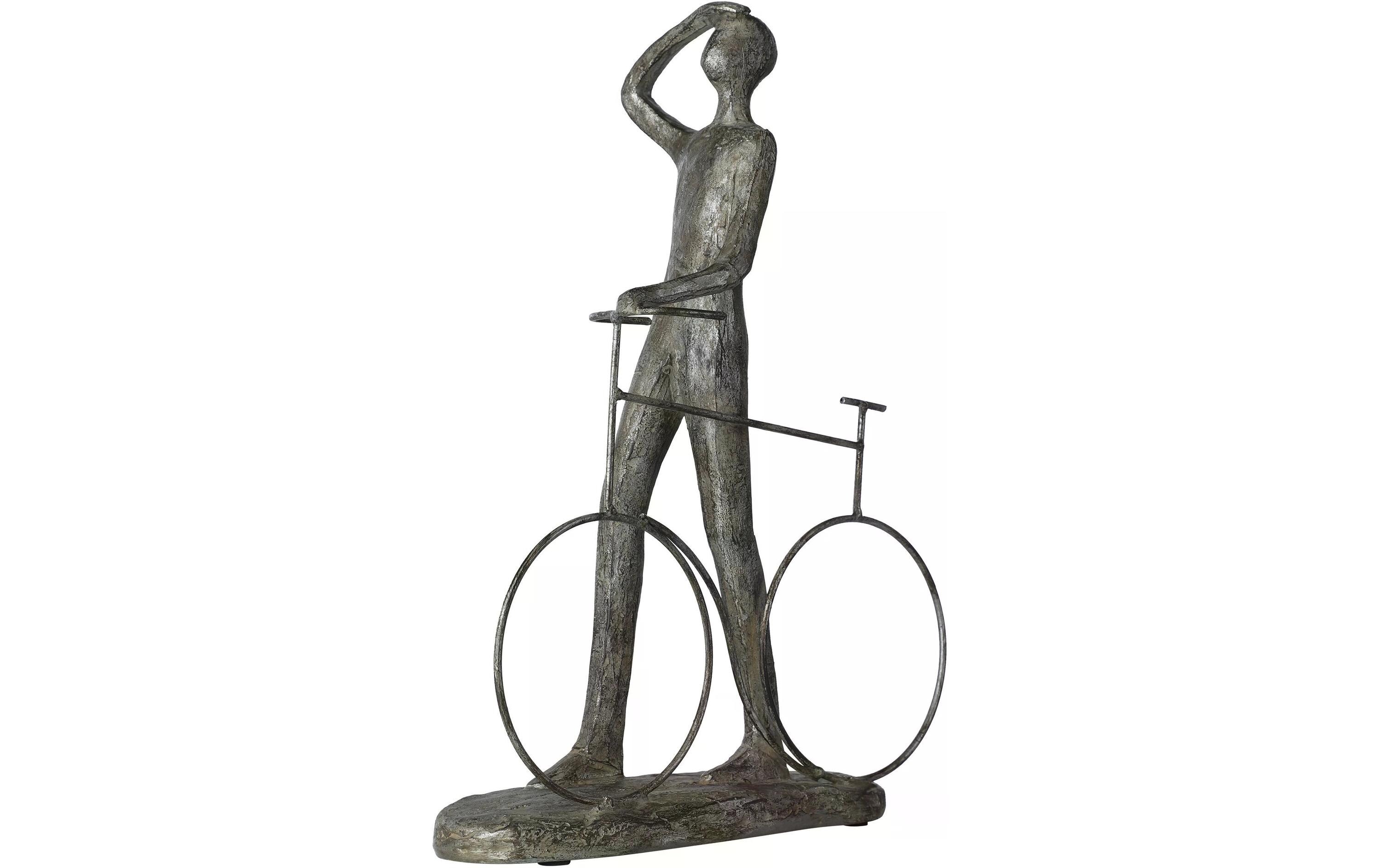 Dekofigur Velofahrer Siocon 25 x 32.5 cmFahrradfahrer