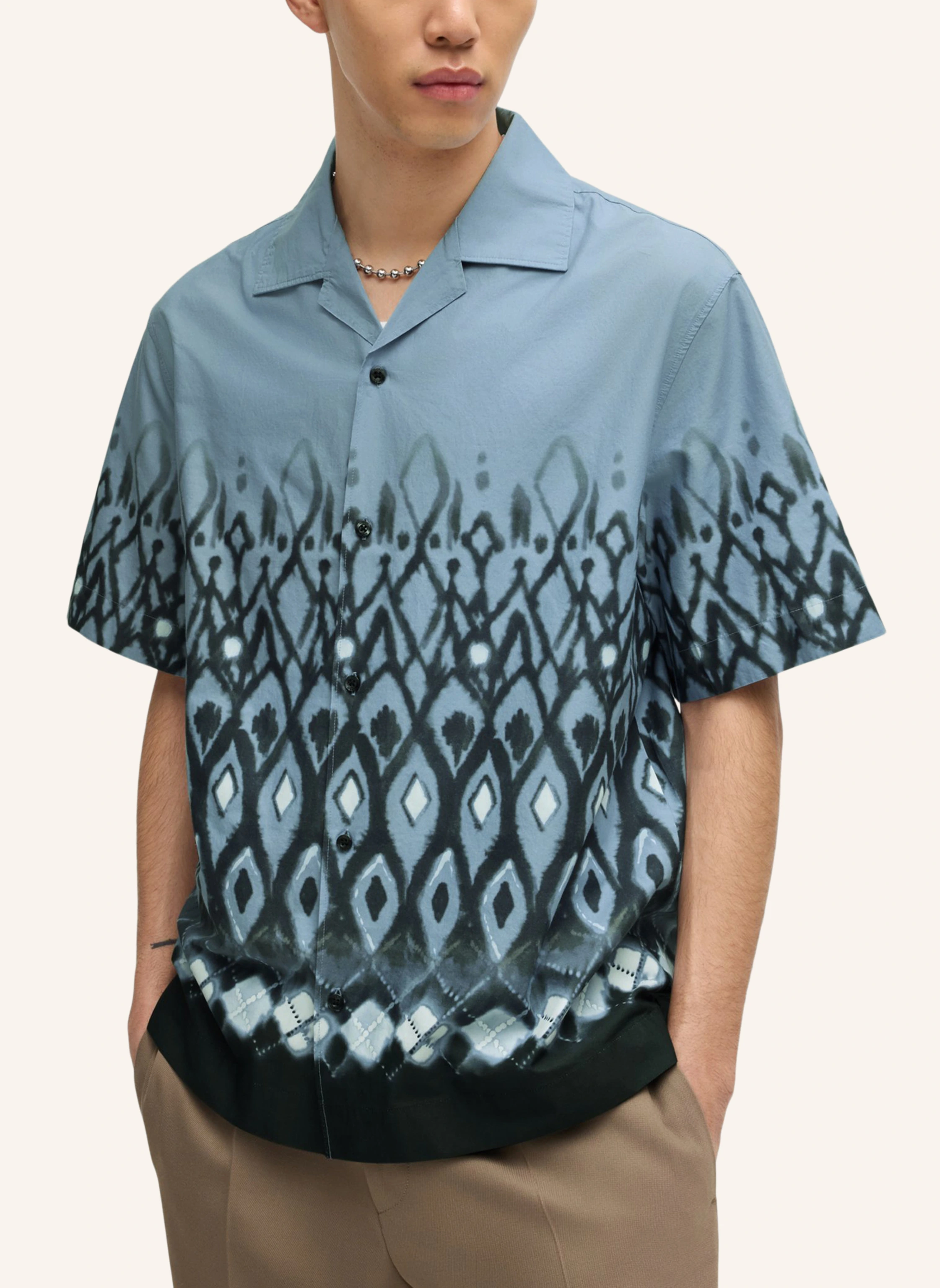 HUGO Casual Hemd ESPINO Oversize Fit