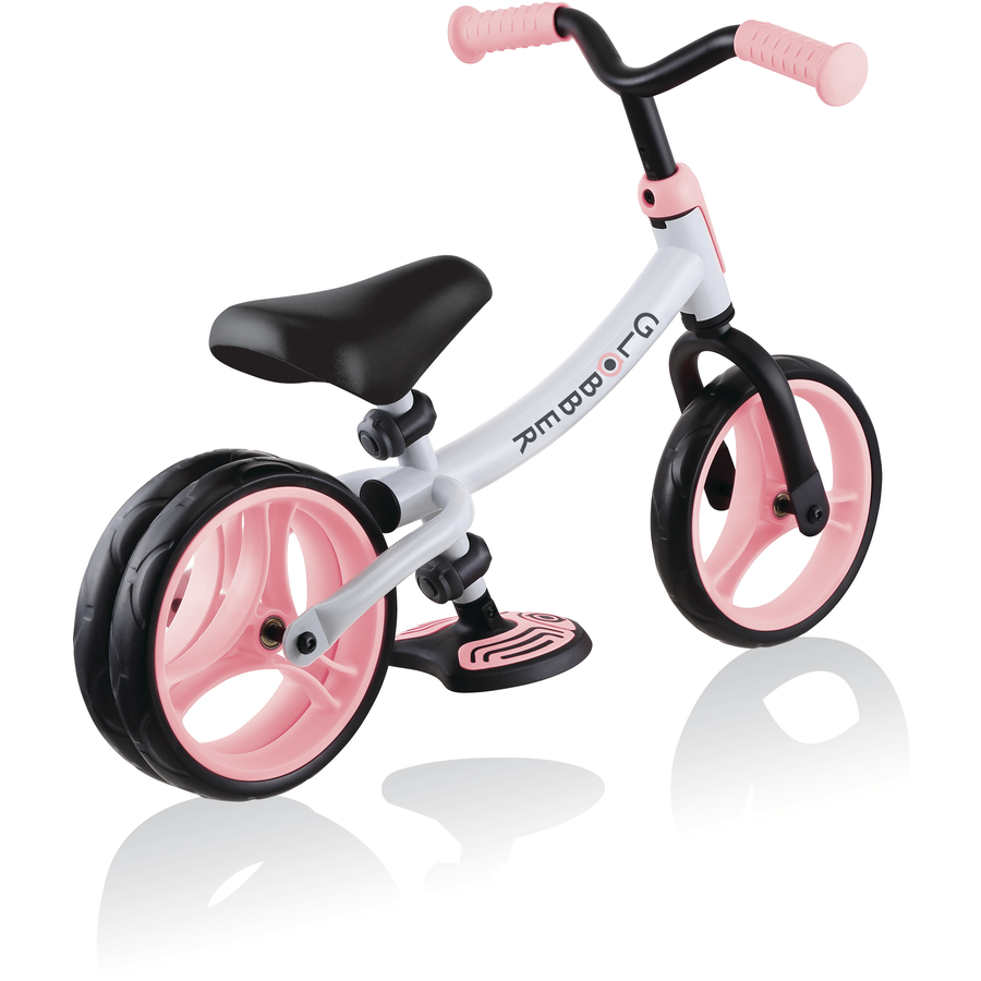 GLOBBER Go Bike Duo weiß pastellrosa