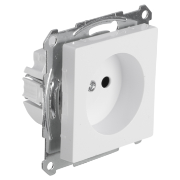 Schneider Merten System-M Enkel Stopcontact Actief Wit