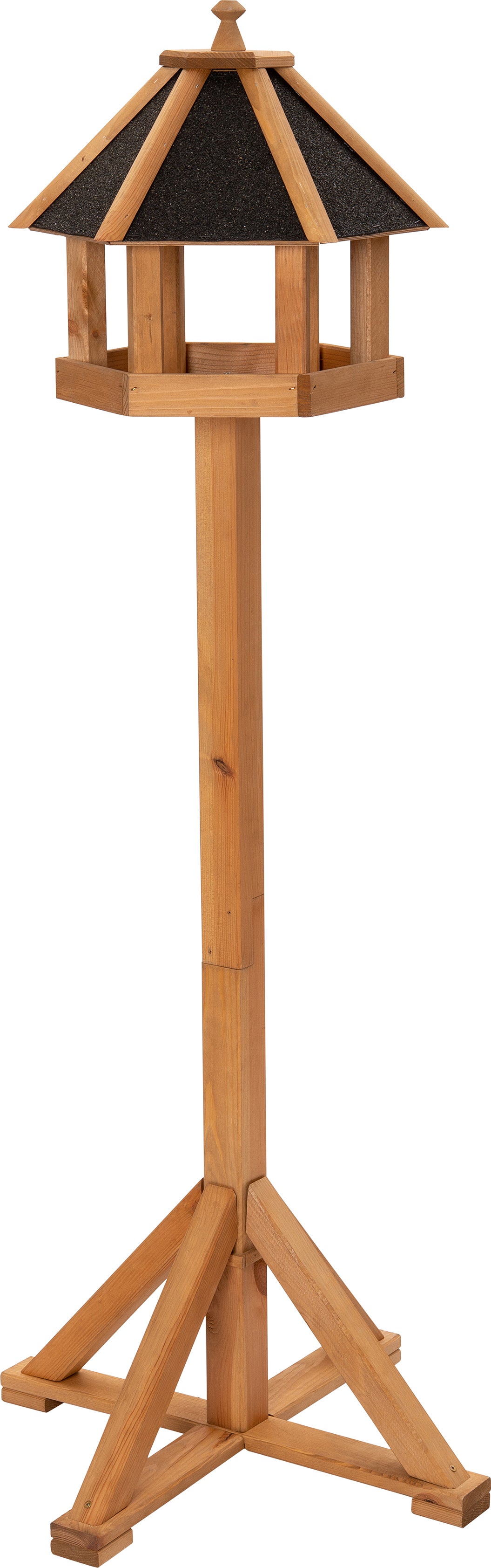Intratuin vogelvoederhuisje naturel 45 x 39 x 154 cm