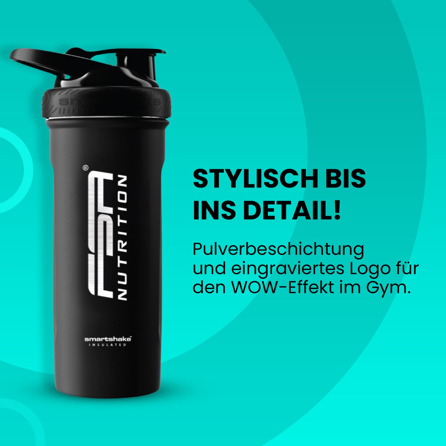 FSA NUTRITION Protein Shaker Edelstahl Insulated
