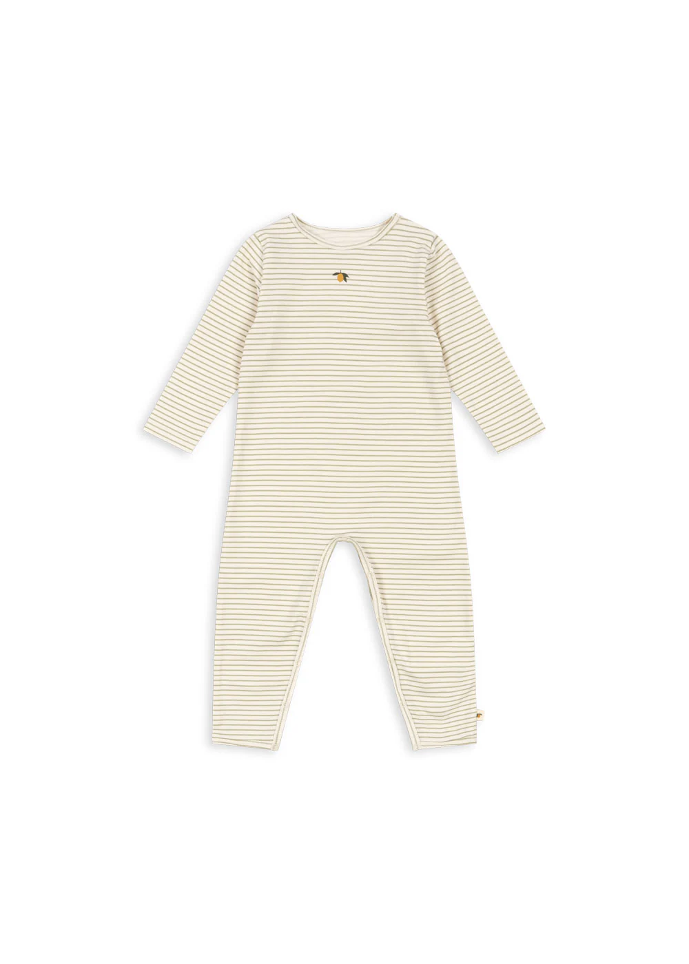 Basic heldragt - tea stripe - 12M