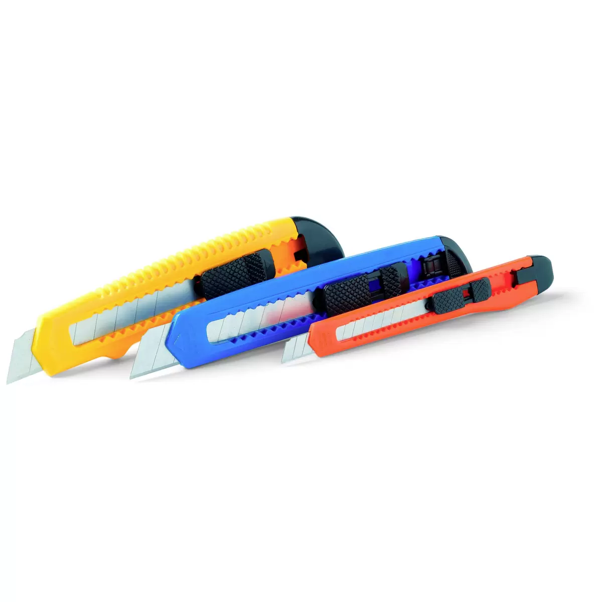 Cutterset 3er Set Schuller blau,gelb,orange