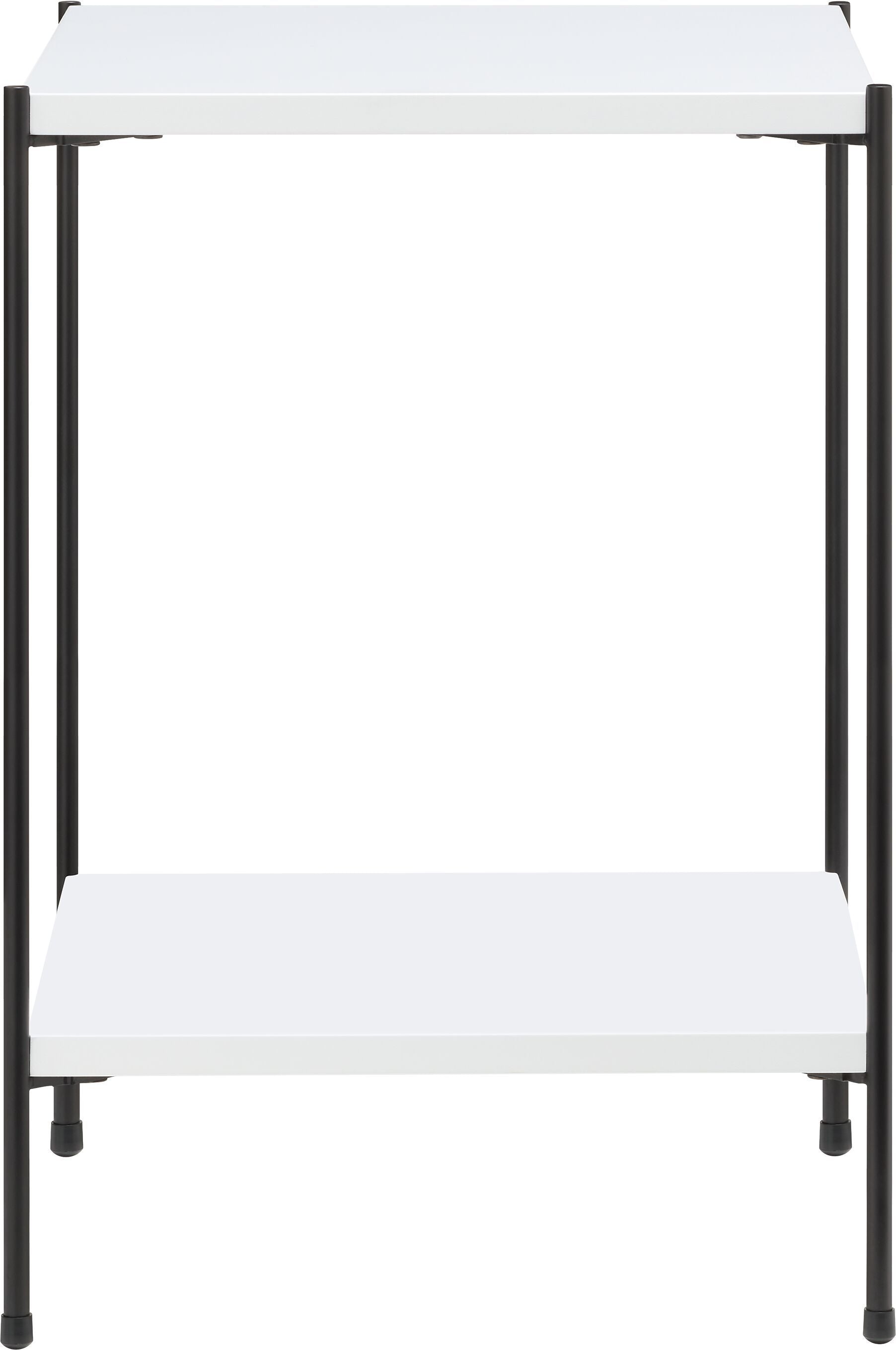 MALA Nachttisch - Weiss / B: 40.0 cm x T: 40.0 cm x H: 59.0 cm