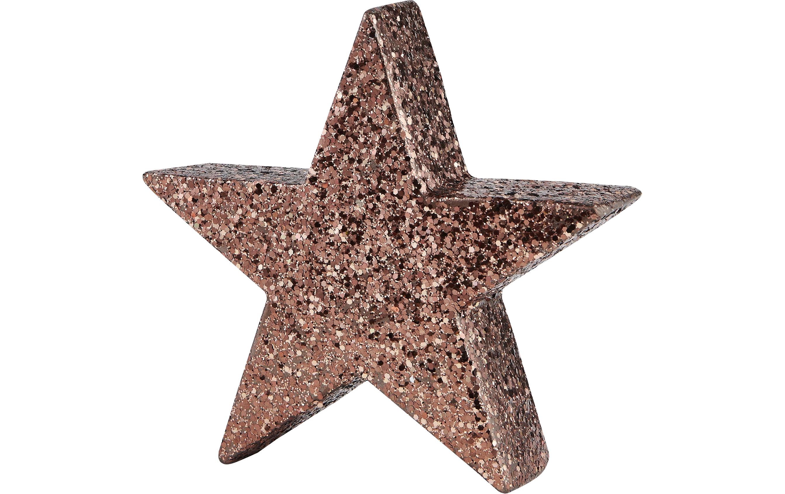 Aufsteller Stern Catacol 18.5 cm, BronzeDekoobjekt