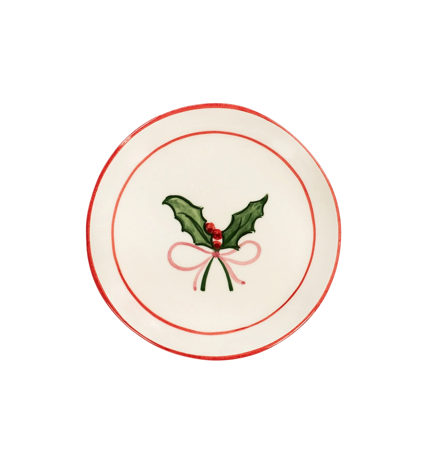 Anna + Nina  Holly Jolly Dessert tallerken - Multicolor
