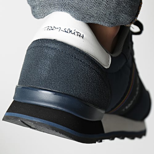 Baskets A Bandes 71497 Navy