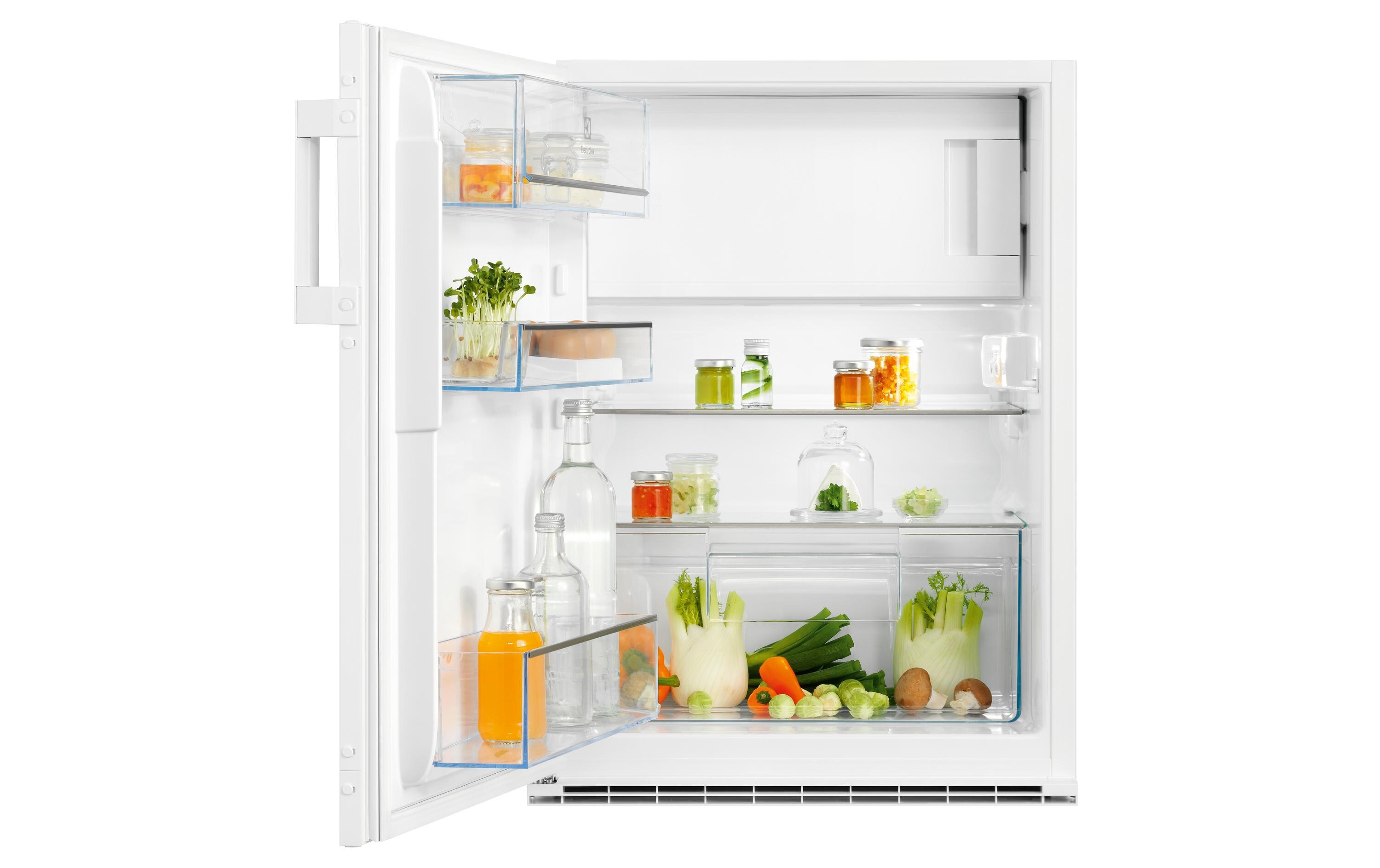 Minikühlschrank EK134SLWE Links/Wechselbar<br>Platzsparender Kühlschrank mit energieeffizienter Leistung