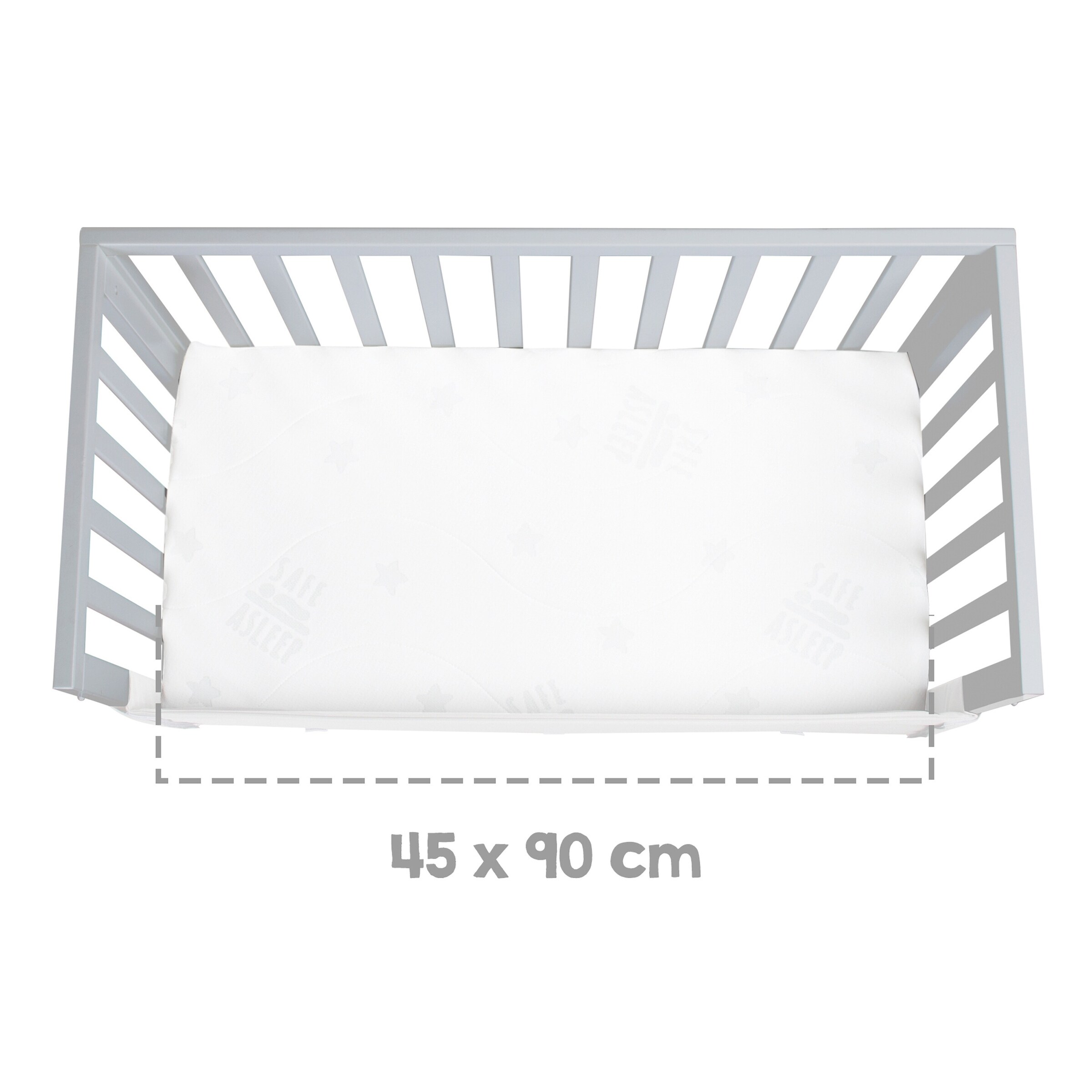 roba Stuben- & Beistellbett 3in1 mit Barriere + Matratze