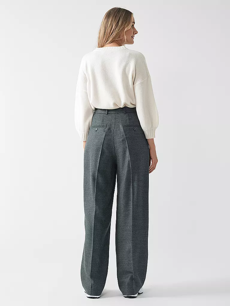 PHILLIP LIM Hose Wide Leg  grau