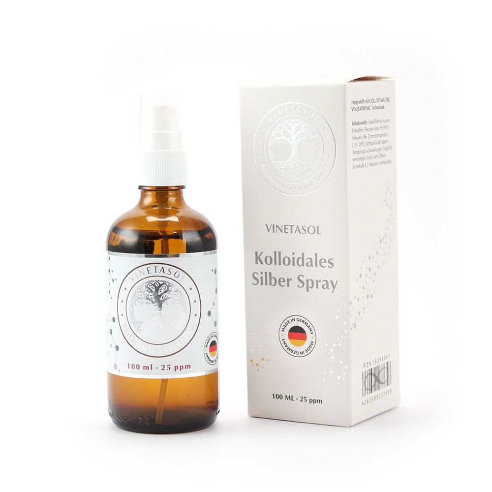 Vinetasol kolloidales Silber 25 ppm