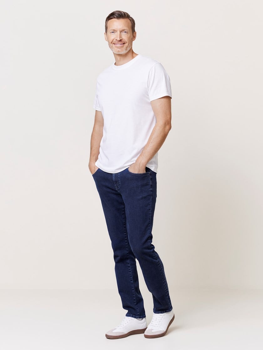 Steve blue stretch jeans Stonewashed