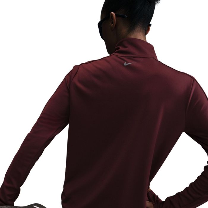Nike Dame Mellemlag Swoosh Half Zip Long Sleeve Midlayer Rød