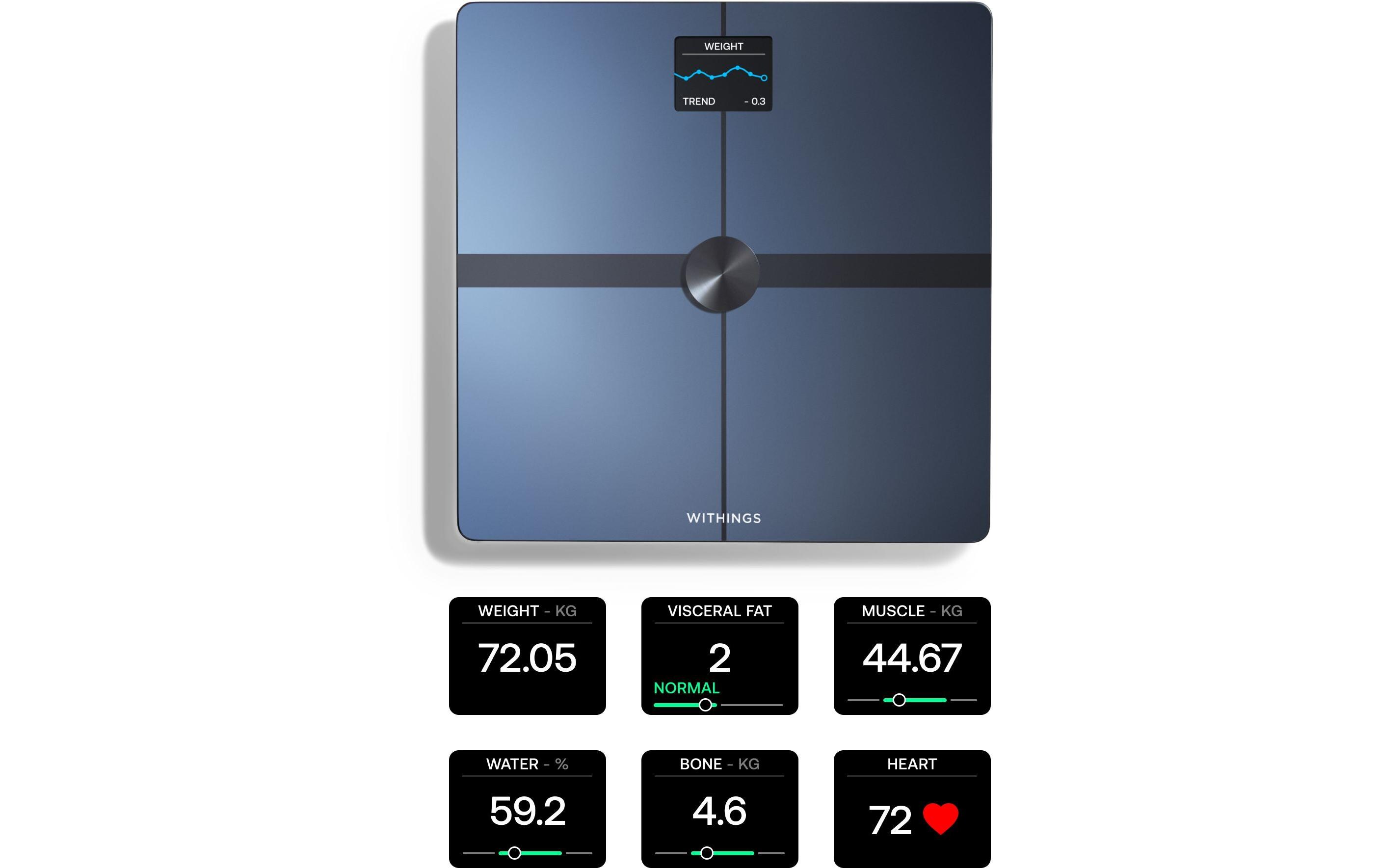 Körperanalysewaage Body Smart SchwarzWLAN-Personenwaage