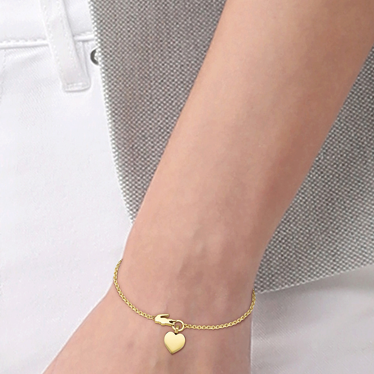 Bracelet LACOSTE acier doré