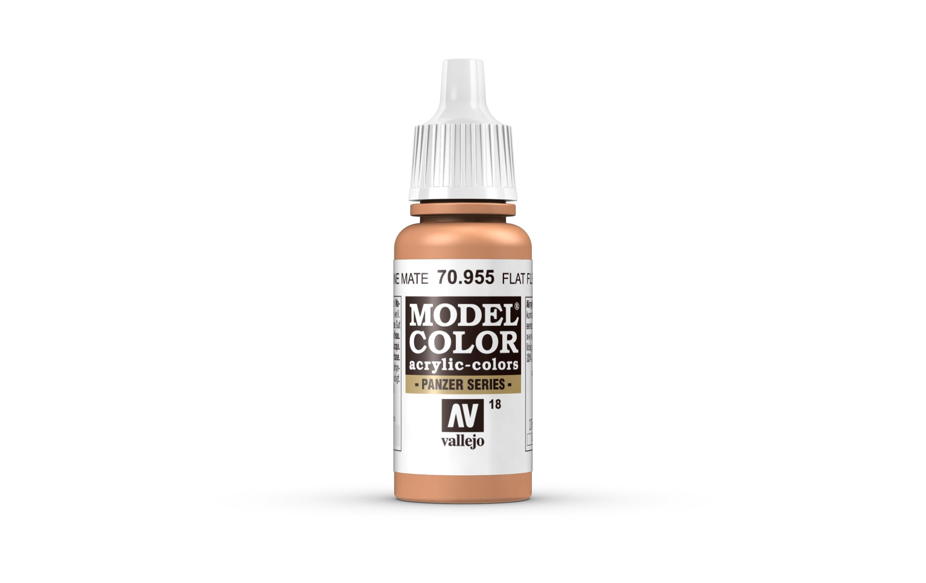 Acrylfarbe Matt, Flat Fleisch 17 mlModel Color Flat Flesh