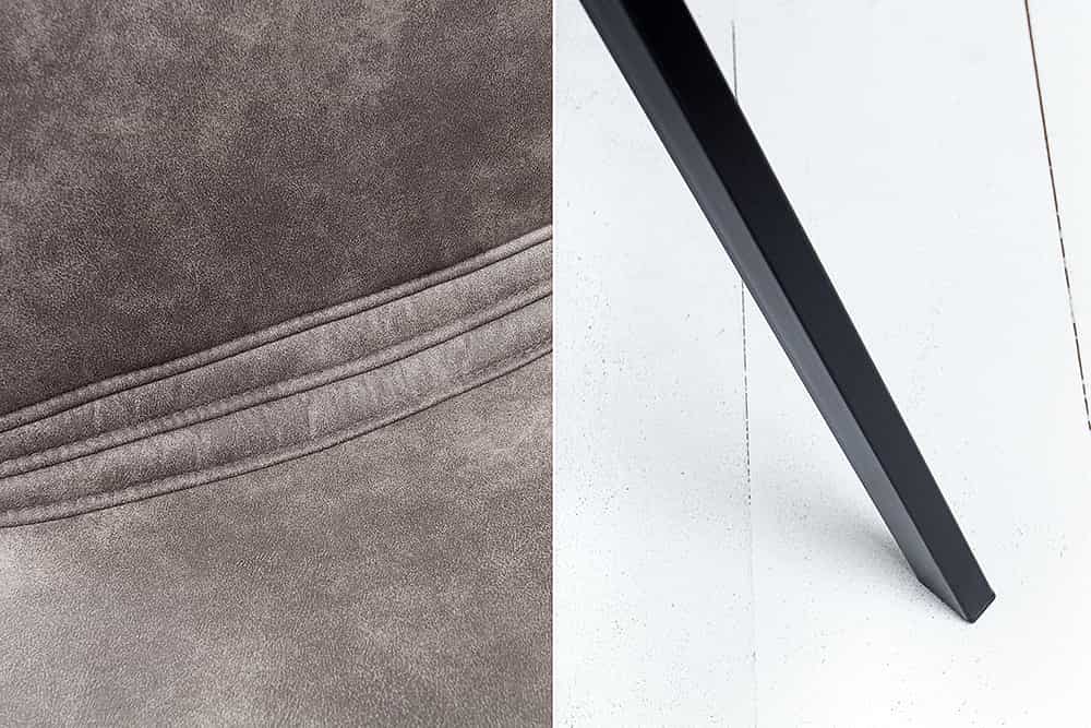 Retro Stuhl AMSTERDAM CHAIR taupe grau Designklassiker