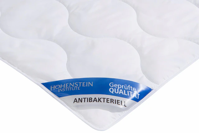 Jekatex Kunstfaserbettdecke »Hohenstein Bettdecke, 135x200 oder 155x220 cm, für Sommer oder Winter« leicht Füllung Polyester 1 Stk. tlg. mit antibakterielle Wirkung durch Aegis-Technologie