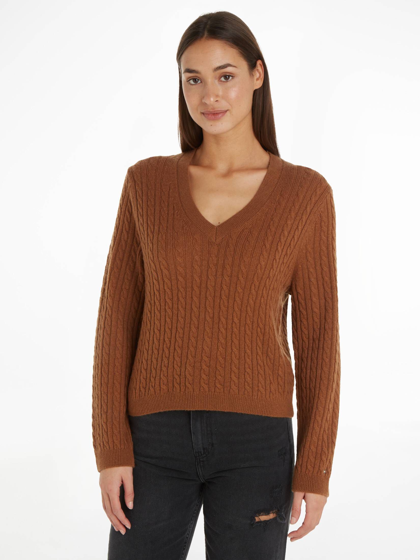 Tommy Hilfiger| Damen Strickpullover aus Wolle